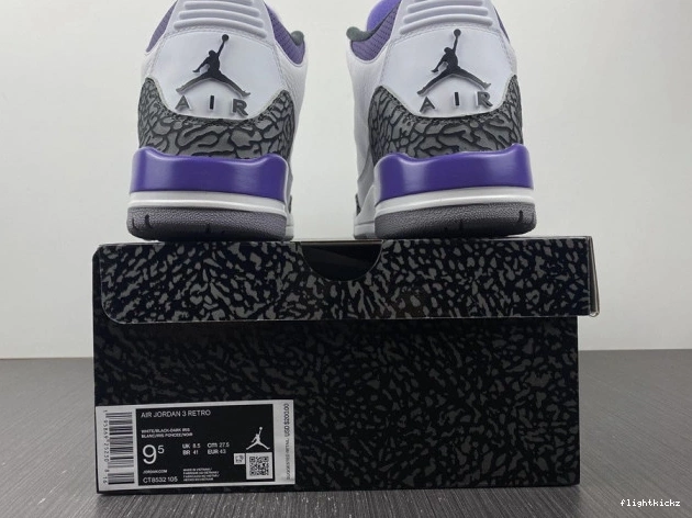 CT8532-105 Iris' Retro Air 'Dark 3 Jordan 0925